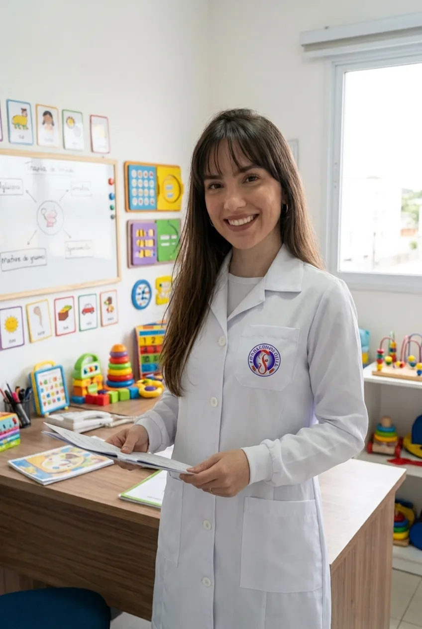 Luiza Matos, fonoaudióloga e criadora do FonoKit